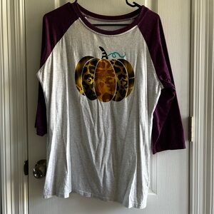 Fall Baseball style T shirt